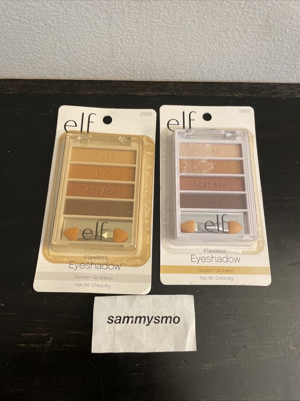 ELF e.l.f. Flawless Eyeshadow GOLDEN GODDESS 21622 Discontinued x2